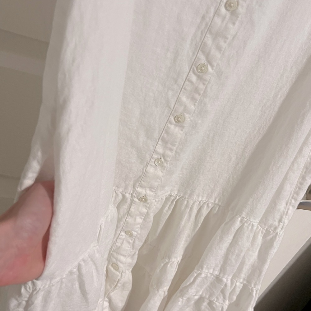 Joie White Sleeveless Dress - Picture 3 of 5